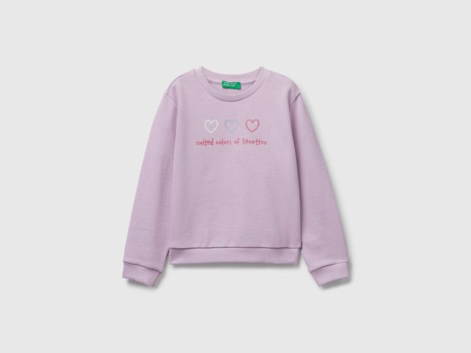 Benetton, Sweat-shirt À Imprimé Pailleté, Taille: 3-4, Enfants - United Colors of Benetton - Modalova