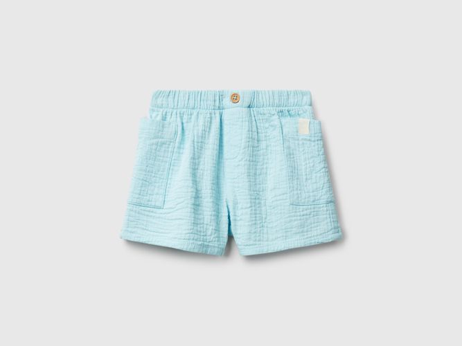 Benetton, Short Avec Poches, taille 1-3, Bleu Clair, Enfants - United Colors of Benetton - Modalova