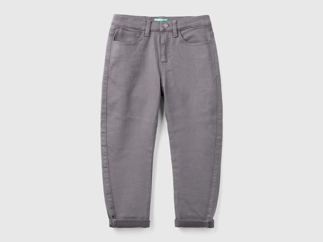 Benetton, Pantalon Coupe Carrot, taille 2XL, Gris Foncé, Enfants - United Colors of Benetton - Modalova