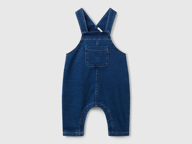 Benetton, Salopette En Denim À Coupe Ample, taille 1-3, Bleu, Enfants - United Colors of Benetton - Modalova
