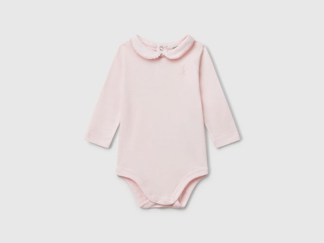 Benetton, Body Avec Col En Coton, taille 0-1, Rose, Enfants - United Colors of Benetton - Modalova