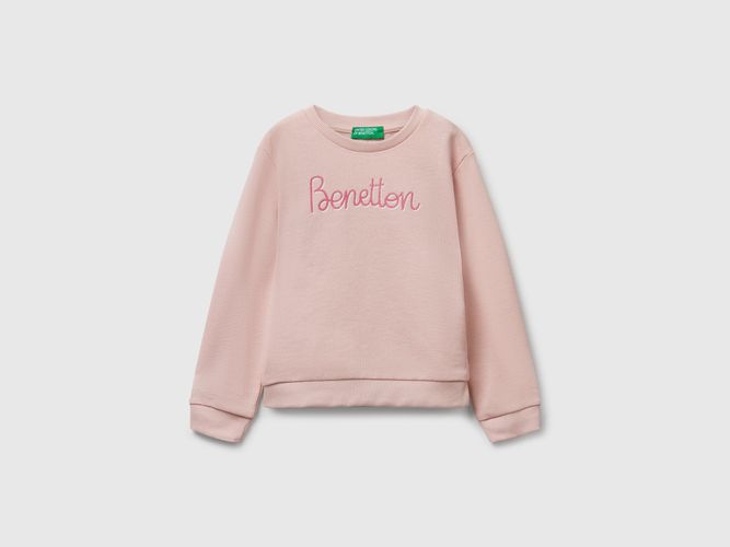 Benetton, Sweat-shirt À Imprimé Pailleté, taille 12-18, Rose Pâle, Enfants - United Colors of Benetton - Modalova