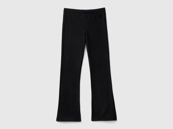 Benetton, Legging Patte D'eph En Coton Stretch, taille M, Noir, Enfants - United Colors of Benetton - Modalova