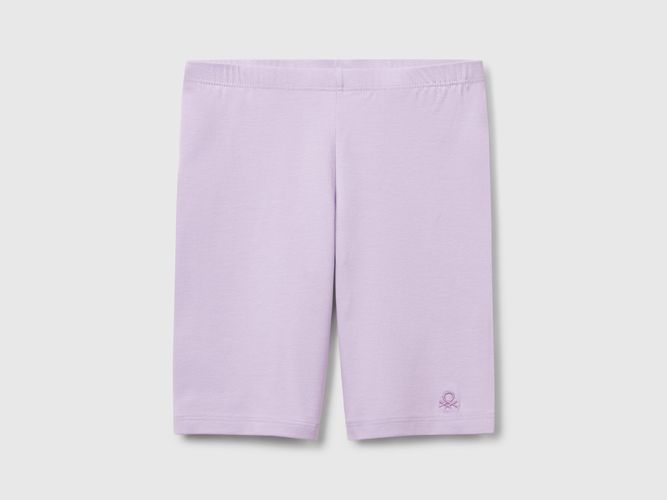 Benetton, Legging Court En Coton Stretch, taille 2XL, Lilas, Enfants - United Colors of Benetton - Modalova