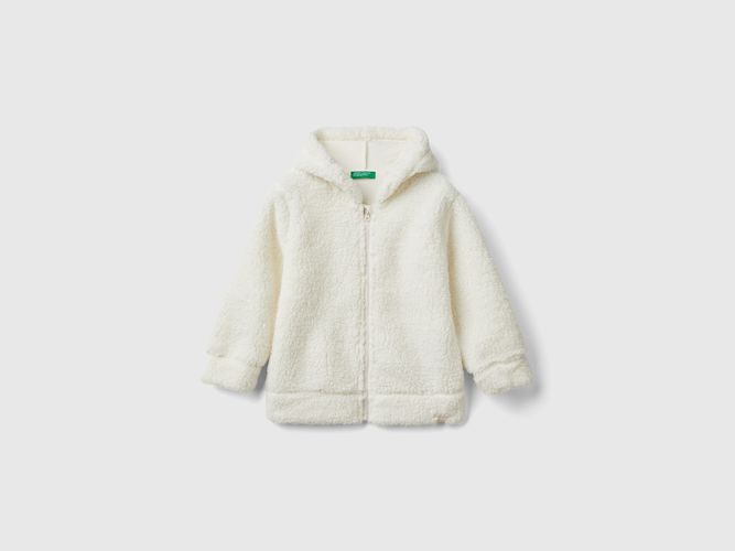 Benetton, Sweat Effet Ourson À Capuche, taille 18-24, Crème, Enfants - United Colors of Benetton - Modalova