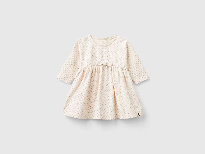 Benetton, Robe À Motif Et Pampille, taille 12-18, Crème, Enfants - United Colors of Benetton - Modalova