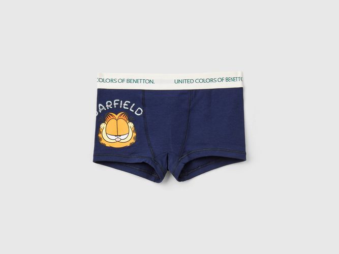 Benetton, Boxer Garfield 2024 By Paws, Inc., taille 18-24, Bleu Foncé, Enfants - United Colors of Benetton - Modalova