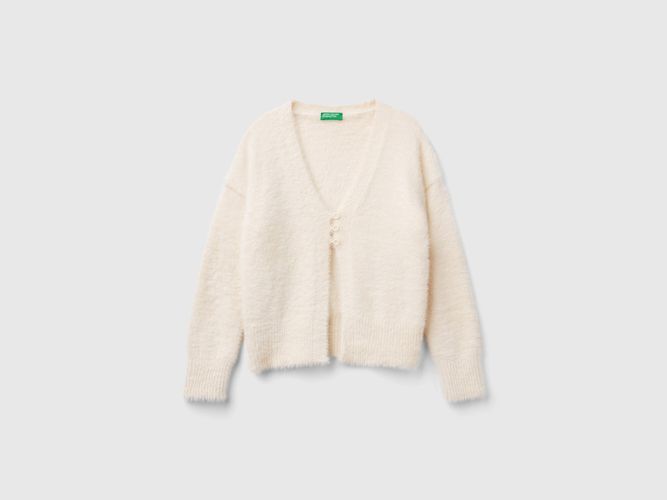 Benetton, Gilet En Tissu Duveteux, taille 2XL, Crème, Enfants - United Colors of Benetton - Modalova