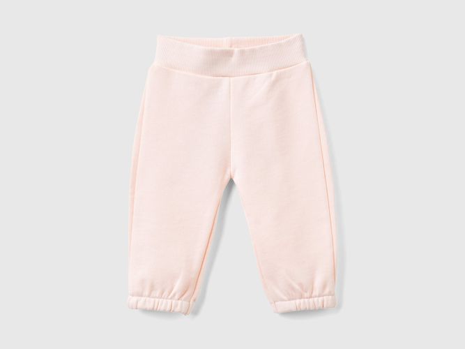 Benetton, Pantalon En Molleton De Coton Bio, taille 1-3, Rose Pâle, Enfants - United Colors of Benetton - Modalova