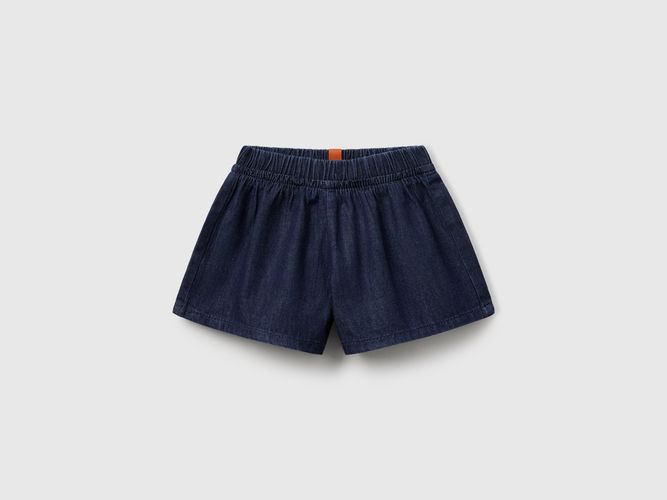 Benetton, Jupe-culotte En Chambray, taille 1-3, Bleu Foncé, Enfants - United Colors of Benetton - Modalova