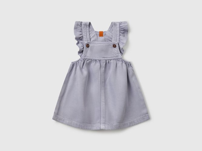 Benetton, Jupe Salopette À Volants, taille 1-3, Bleu Pervenche, Enfants - United Colors of Benetton - Modalova