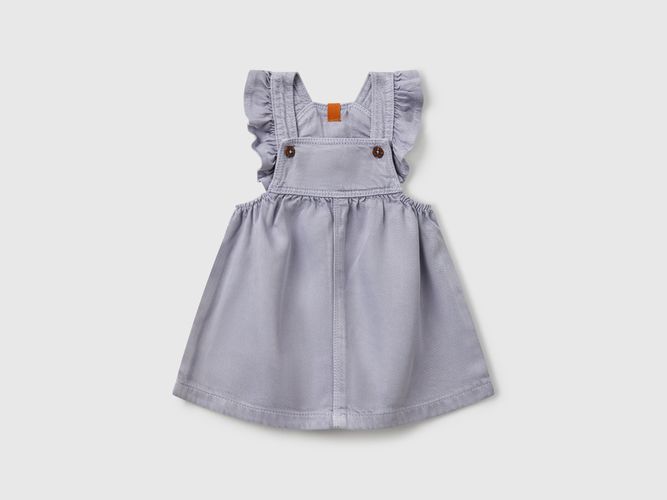 Benetton, Jupe Salopette À Volants, taille 3-6, Bleu Pervenche, Enfants - United Colors of Benetton - Modalova