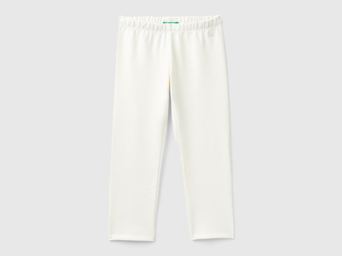 Benetton, Legging En Molleton Chaud, taille 4-5, Crème, Enfants - United Colors of Benetton - Modalova