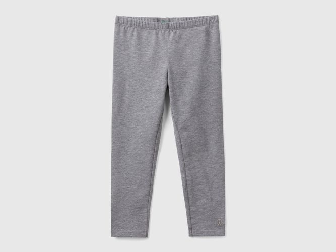 Benetton, Legging En Coton Stretch, taille 12-18, Gris Foncé, Enfants - United Colors of Benetton - Modalova