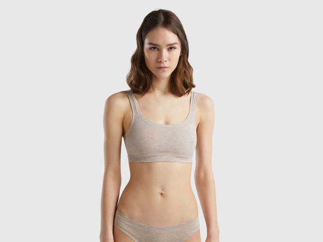 Benetton, Brassiere Cotone Biologico Super Stretch, taglia U, , Donna - United Colors of Benetton - Modalova