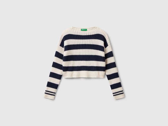 Benetton, Pull Rayé Bicolore, taille 3XL, Bleu, Enfants - United Colors of Benetton - Modalova