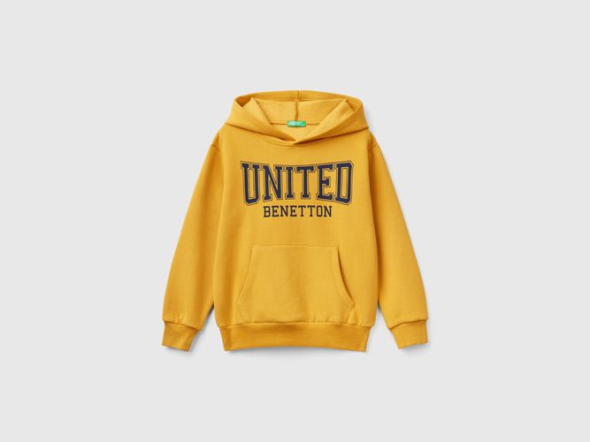 Benetton, Sweat-shirt Chaud À Capuche, taille L, Moutarde, Enfants - United Colors of Benetton - Modalova