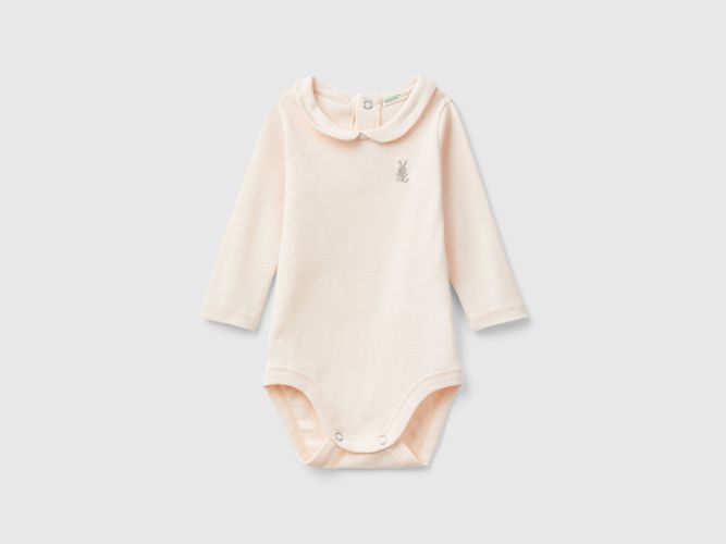 Benetton, Body À Col En Coton Bio, taille 0-1, Rose Pâle, Enfants - United Colors of Benetton - Modalova