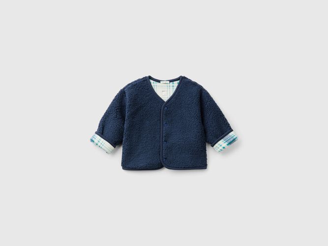 Benetton, Veste Réversible, taille 6-9, Bleu Foncé, Enfants - United Colors of Benetton - Modalova