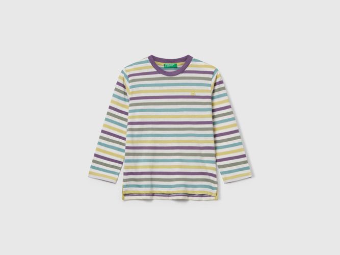 Benetton, T-shirt Rayé À Manches Longues, taille 12-18, Multicolore, Enfants - United Colors of Benetton - Modalova