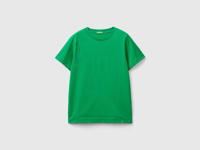 Benetton, T-shirt En Coton Bio, taille 2XL, Vert, Enfants - United Colors of Benetton - Modalova