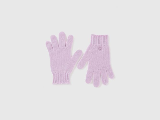 Benetton, Gants En Laine Mélangée, taille XL-3XL, Lilas, Enfants - United Colors of Benetton - Modalova