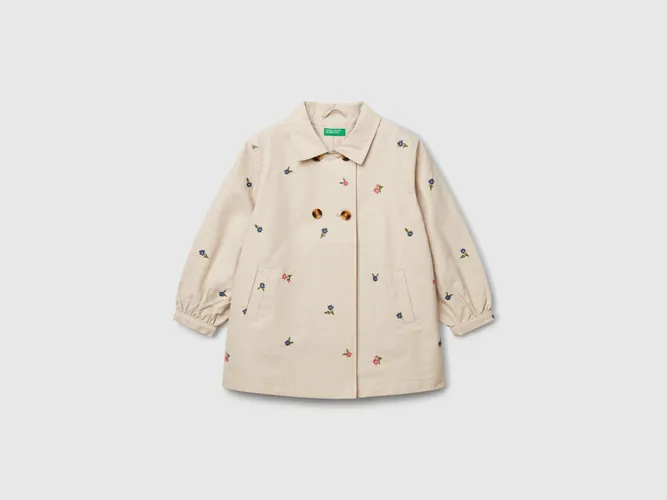 Benetton, Trench Croisé À Fleurs, taille 12-18, , Enfants - United Colors of Benetton - Modalova