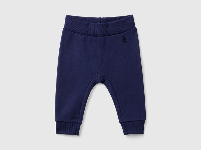 Benetton, Pantalon En Molleton De Coton Bio, taille 0-1, Bleu Foncé, Enfants - United Colors of Benetton - Modalova