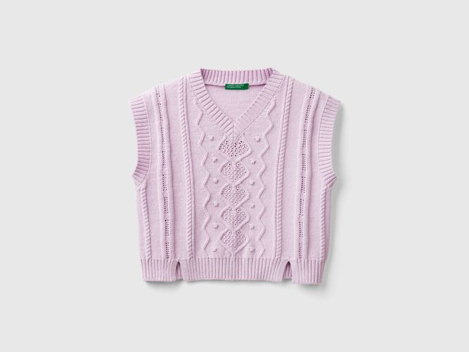 Benetton, Veste Sans Manches Travaillée, taille 2XL, Lilas, Enfants - United Colors of Benetton - Modalova