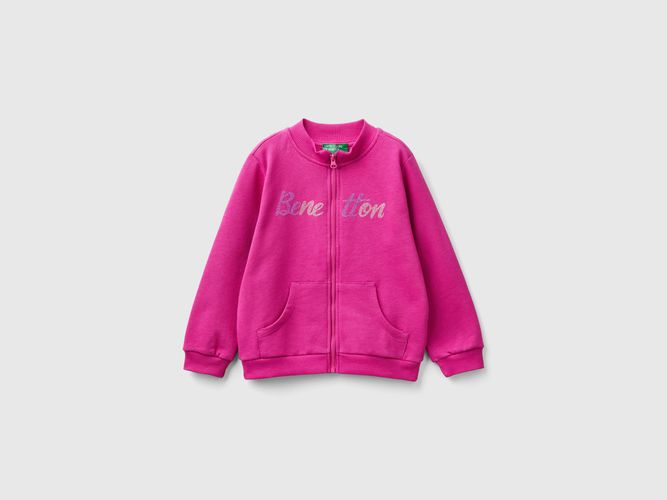 Benetton, Sweat Zippé En Coton Bio, taille 12-18, , Enfants - United Colors of Benetton - Modalova