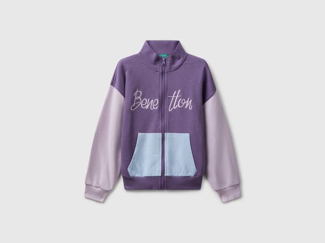 Benetton, Sweat-shirt Zippé Avec Imprimé, taille 2XL,, Enfants - United Colors of Benetton - Modalova