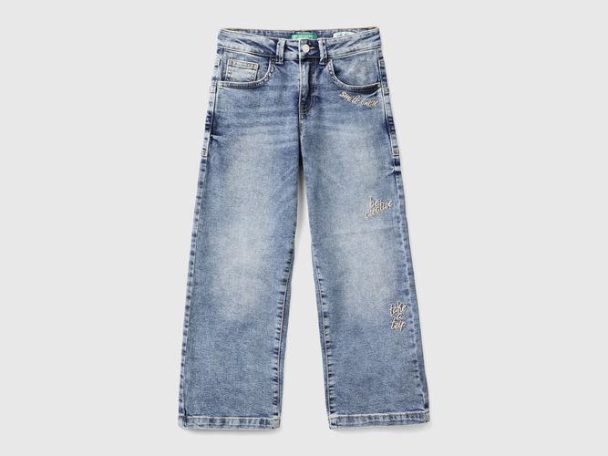 Benetton, Jeans Droit En Denim, taille 3XL, Bleu, Enfants - United Colors of Benetton - Modalova