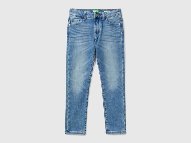 Benetton, Jeans Thermique Slim Fit, taille 2XL, Bleu Clair, Enfants - United Colors of Benetton - Modalova