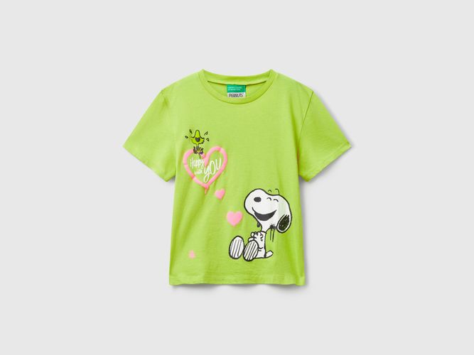 Benetton, T-shirt Avec Imprimé peanuts, Taille: 18-24, Jaune, Enfants - United Colors of Benetton - Modalova