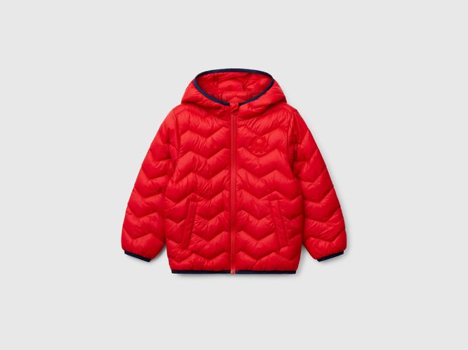 Benetton, Veste À Capuche Matelassée, taille 12-18, Rouge, Enfants - United Colors of Benetton - Modalova