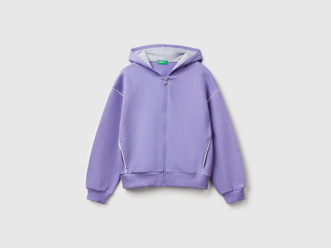 Benetton, Sweat Oversize À Capuche, taille 2XL, Bleu Pervenche, Enfants - United Colors of Benetton - Modalova
