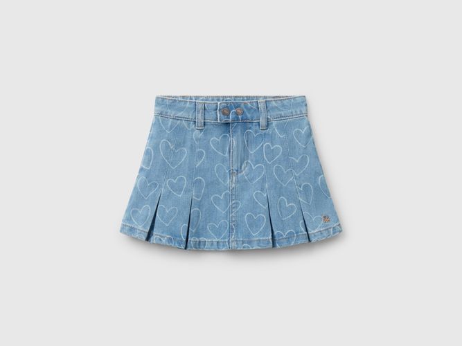 Benetton, Jupe En Jean À Plis, taille 18-24, Bleu, Enfants - United Colors of Benetton - Modalova