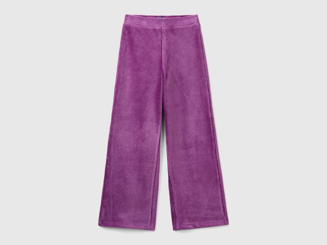 Benetton, Pantalon Ample En Chenille, taille 2XL, , Enfants - United Colors of Benetton - Modalova