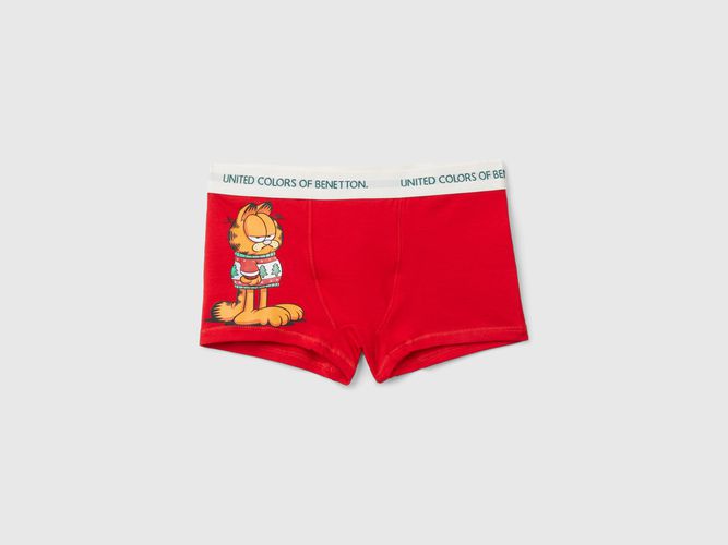 Benetton, Boxer Garfield 2024 By Paws, Inc., taille 18-24, Rouge, Enfants - United Colors of Benetton - Modalova