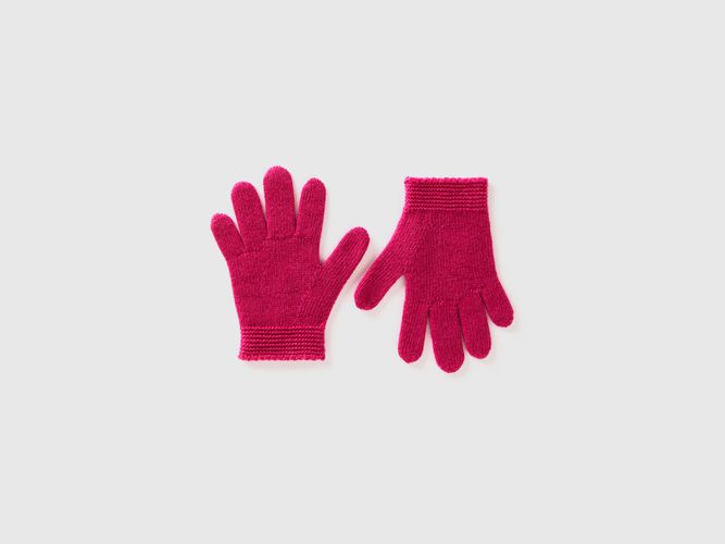 Benetton, Gants En Mélange De Laine Stretch, taille 1-3, , Enfants - United Colors of Benetton - Modalova