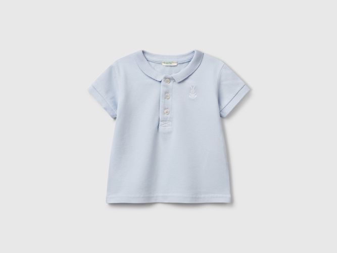Benetton, Polo À Manches Courtes, taille 3-6, Bleu Ciel, Enfants - United Colors of Benetton - Modalova
