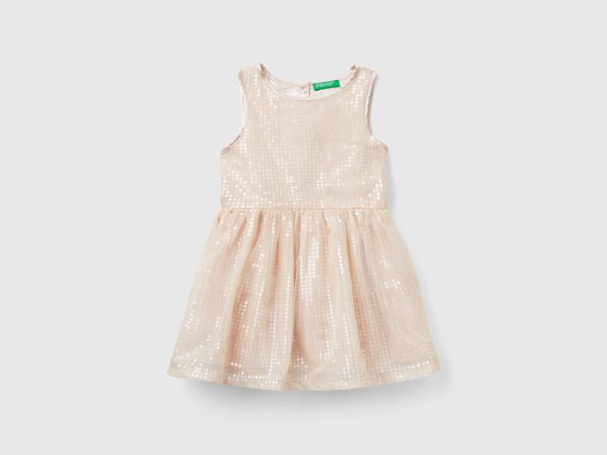 Benetton, Robe En Tulle À Paillettes, taille 12-18, Crème, Enfants - United Colors of Benetton - Modalova