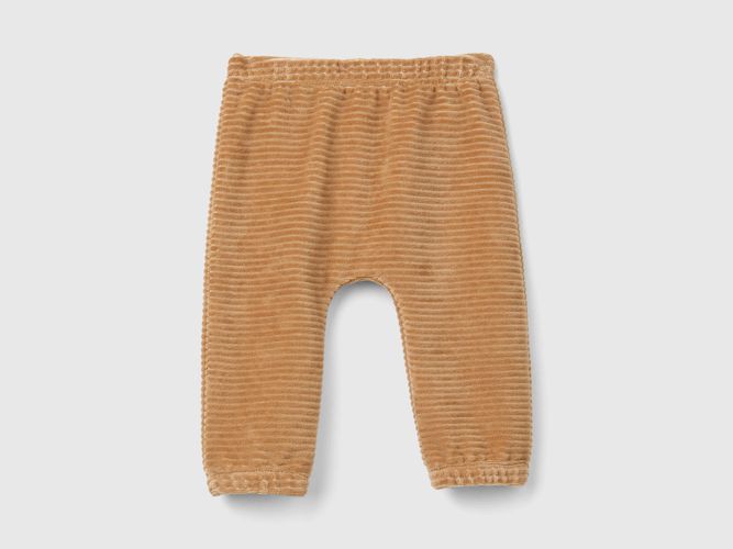 Benetton, Pantalon En Chenille À Broderie, taille 0-1, , Enfants - United Colors of Benetton - Modalova