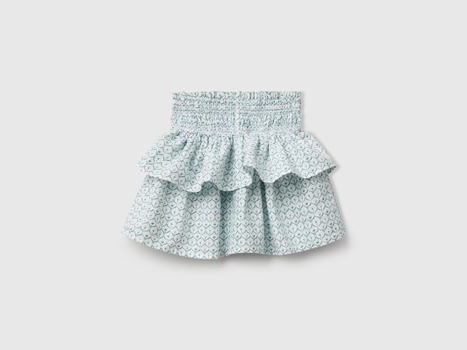 Benetton, Jupe Fleurie À Volants, taille 2XL, Blanc, Enfants - United Colors of Benetton - Modalova