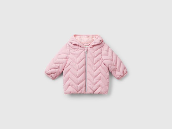 Benetton, Veste En Duvet Matelassée Avec Oreilles, taille 1-3, Rose, Enfants - United Colors of Benetton - Modalova