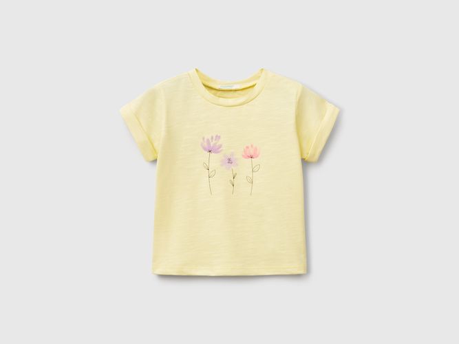 Benetton, T-shirt Avec Imprimé, taille 1-3, Jaune, Enfants - United Colors of Benetton - Modalova