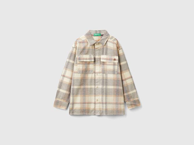 Benetton, Chemise Tartan En Velours, taille 2XL, , Enfants - United Colors of Benetton - Modalova