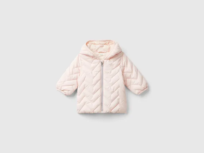 Benetton, Doudoune Rembourrée Avec Oreilles, taille 3-6, Rose Pâle, Enfants - United Colors of Benetton - Modalova