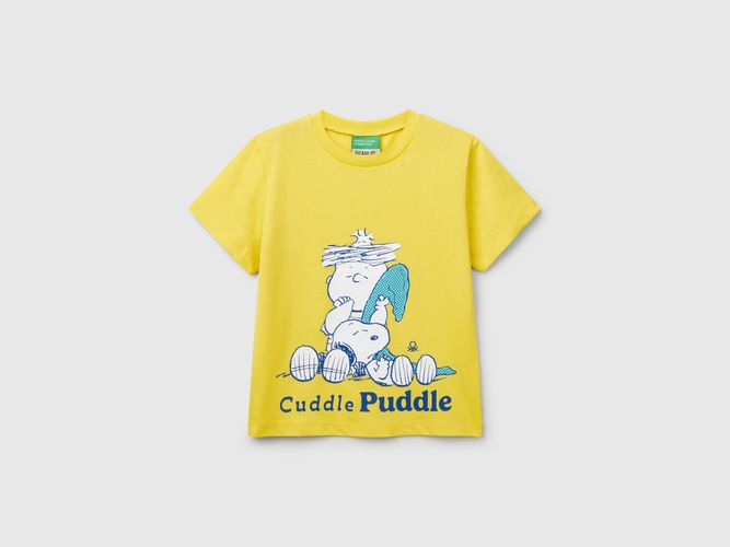 Benetton, T-shirt Avec Imprimé Snoopy peanuts, taille 12-18, Jaune, Enfants - United Colors of Benetton - Modalova