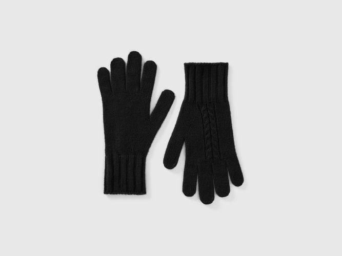 Benetton, Gants Tressés, taille OS, Noir - United Colors of Benetton - Modalova